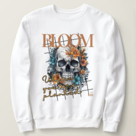 Halloween Bloom Skull Sweatshirt