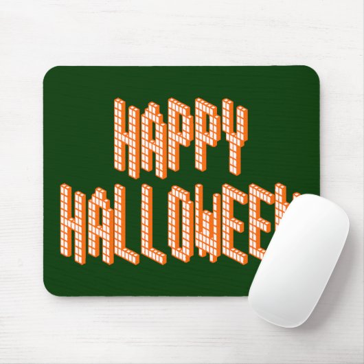 Halloween Blox Text Mousepad (Mit Mouse)