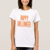 Halloween Blox Text T-Shirt (Vorderseite)