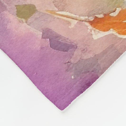 Halloween Blue Heeler mit Pumpkins Beängstigend Fleecedecke (Ecke)