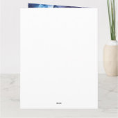 Halloween Blue Heeler mit Pumpkins Beängstigend Karte (Rückseite)