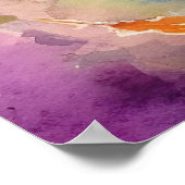 Halloween Blue Heeler mit Pumpkins Beängstigend Poster (Ecke)