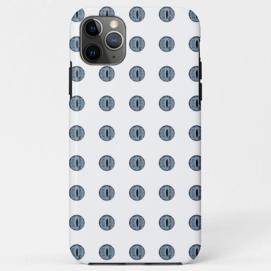 Halloween Blue Polka Dot Eyes Case-Mate iPhone Hülle (Rückseite)