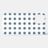 Halloween Blue Polka Dot Eyes Case-Mate iPhone Hülle (Rückseite (Horizontal))
