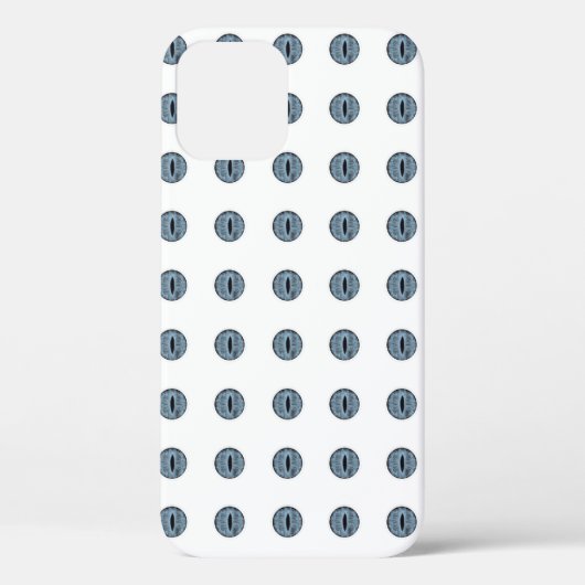 Halloween Blue Polka Dot Eyes Case-Mate iPhone Hülle (Rückseite)