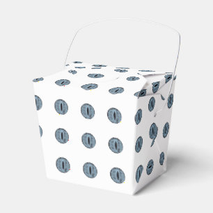 Halloween Blue Polka Dot Eyes Geschenkschachtel