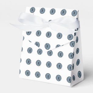 Halloween Blue Polka Dot Eyes Geschenkschachtel