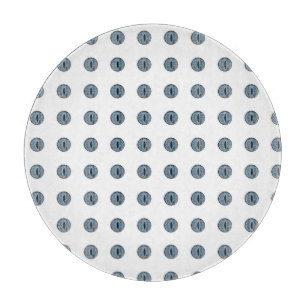 Halloween Blue Polka Dot Eyes Schneidebrett