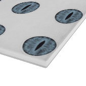 Halloween Blue Polka Dot Eyes Schneidebrett (Ecke)