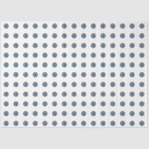 Halloween Blue Polka Dot Eyes Seidenpapier