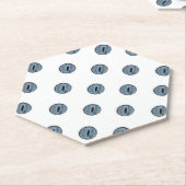 Halloween Blue Polka Dot Eyes Untersetzer (angewinkelt)