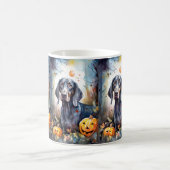 Halloween Bluetick Coonhound mit Pumpkins Beängsti Kaffeetasse (Mittel)