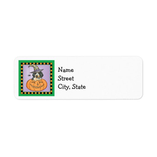 Halloween-Bluetick-Label (Vorne)
