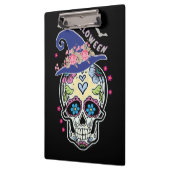 Halloween Blume Skull Klemmbrett (Links)
