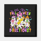 Halloween Blumengeist Lehrer Bist du Falloween D Magnet (Vorne)