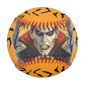 Halloween, blutdürstiger Vampir  Baseball (Rückseite)