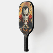 Halloween, blutdürstiger Vampir  Pickleball Schläger (Links)