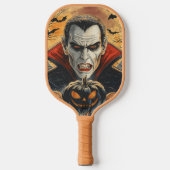Halloween, blutdürstiger Vampir  Pickleball Schläger (Vorderseite)