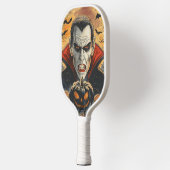 Halloween, blutdürstiger Vampir  Pickleball Schläger (Links)