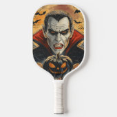 Halloween, blutdürstiger Vampir  Pickleball Schläger (Vorderseite)