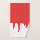 Halloween Bluttropfen Badhandtuch Set (Handtuch)
