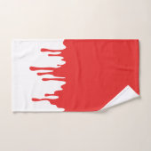 Halloween Bluttropfen Badhandtuch Set (Handtuch)