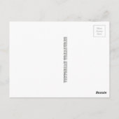 Halloween Bobbing für Äpfel Postkarte (Rückseite)