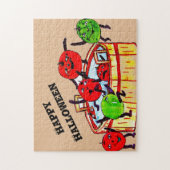 HALLOWEEN BOBING FÜR ÄPFEL PARTY PUZZLE (Vertikal)
