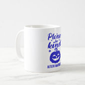 Halloween Bodybuilder Gym-Fitness - Ghost Workout Kaffeetasse (Vorderseite Links)