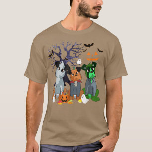 Halloween Boer Dog Beängstigende Halloween-Kostüme T-Shirt