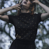 Halloween-Boje-Schwarzgold T-Shirt