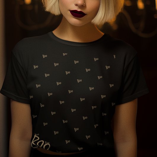 Halloween-Boje-Schwarzgold T-Shirt