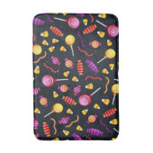 Halloween-Bonbmuster Badematte (Vorderseite Vertikal)