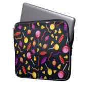 Halloween-Bonbmuster Laptopschutzhülle (Vorderseite Links)