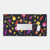 Halloween-Bonbmuster Schreibtischunterlage (Tastatur & Maus)