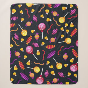 Halloween-Bonbmuster Sherpadecke