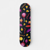 Halloween-Bonbmuster Skateboard (Vorne)