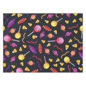 Halloween-Bonbmuster Tischdecke (Vorderseite (Horizontal))
