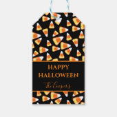 Halloween-Bonbons, lustige Leckereien aus Mais Geschenkanhänger (Vorderseite)