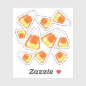 Halloween-Bonbons, lustige Leckereien mit Süßigkei Aufkleber (Blatt)