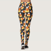 Halloween-Bonbons, lustige Leckereien mit Süßigkei Leggings (Rückseite)