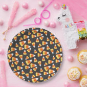 Halloween-Bonbons, lustige Leckereien mit Süßigkei Pappteller (Party)