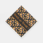 Halloween-Bonbons, lustige Leckereien mit Süßigkei Serviette (Ecke)
