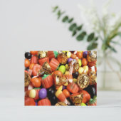 Halloween-Bonbons Postkarte (Stehend Vorderseite)