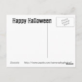 Halloween-Bonbons Postkarte (Rückseite)