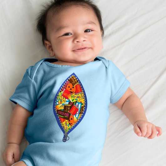 Halloween-Bonbtasche Baby Strampler