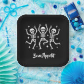 Halloween Bone Appetit Pappteller (Party)