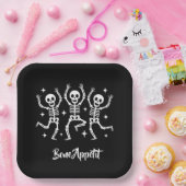 Halloween Bone Appetit Pappteller (Party)