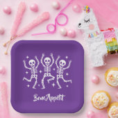Halloween Bone Appetit Pappteller (Party)