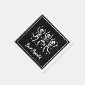 Halloween Bone Appetit Serviette (Ecke)